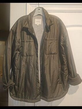 Thread & Supply Olive Green Puffer Jacket
